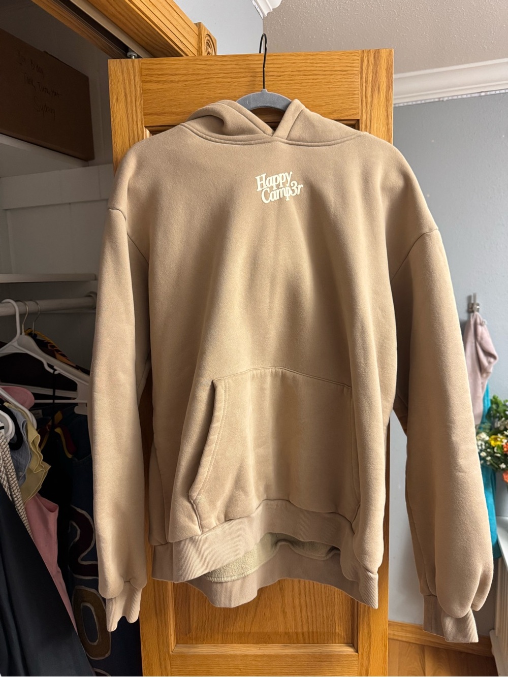 Men’s Hoodie Sweatshirt in Tan